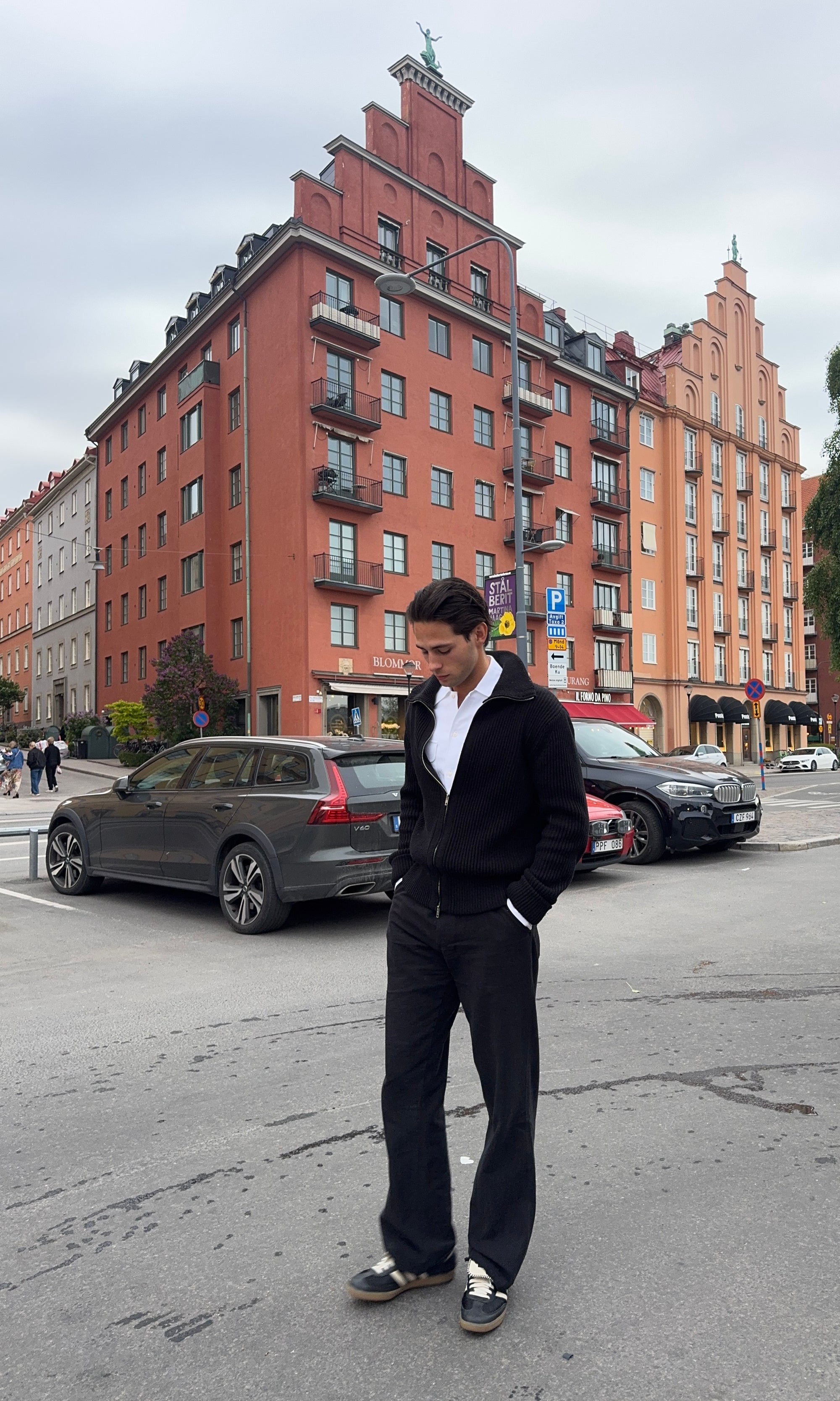 Black linen pants